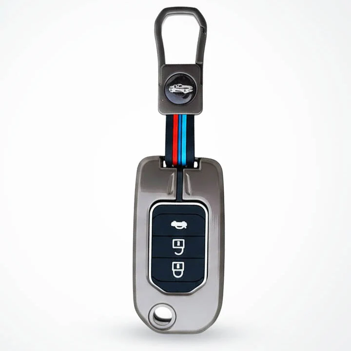 Metal Silicon Key Cover Compatible with City, WR-V | Flip Key - Image 2