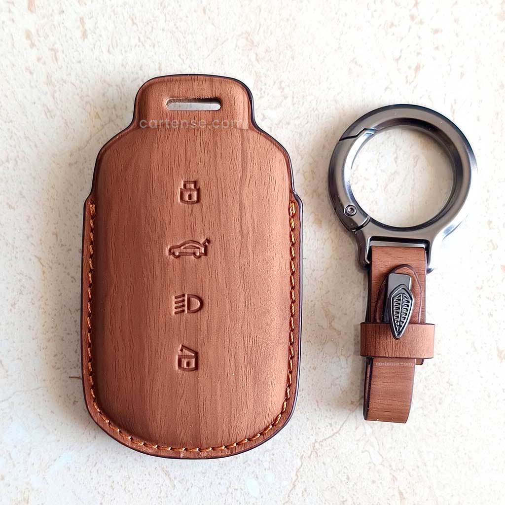 Leather Key Cover for Curvv | 4 Button Key - Image 2