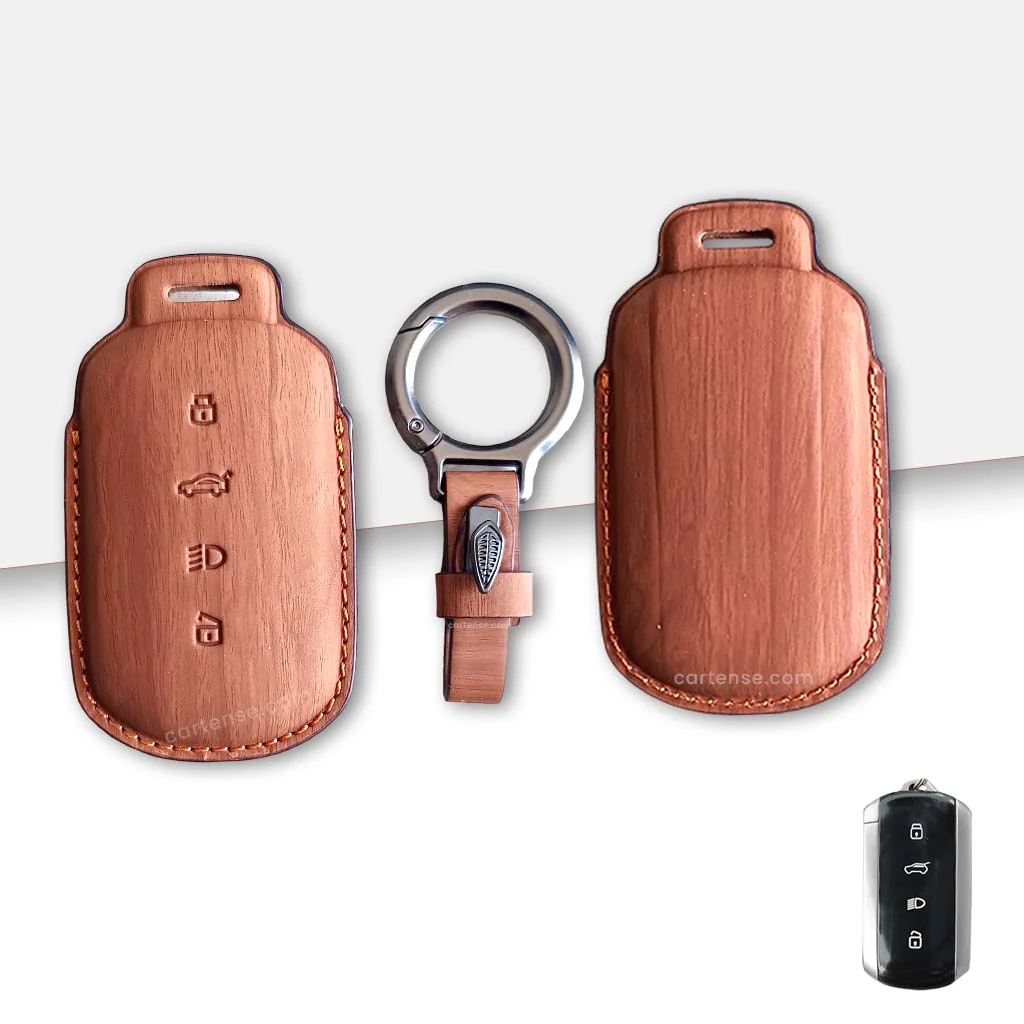 Leather Key Cover for Curvv | 4 Button Key - Image 3