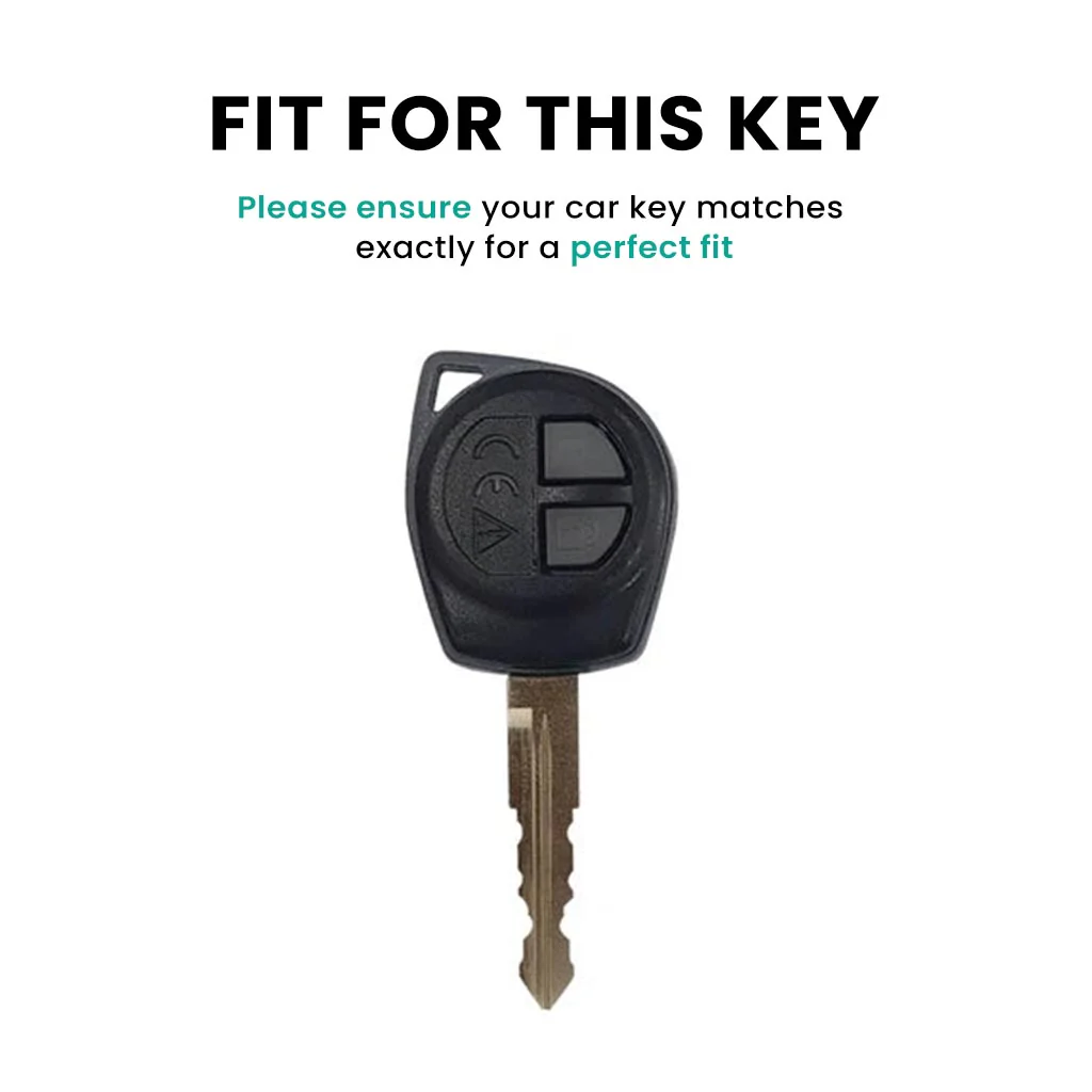 Metal Leather Car Key Cover for Toyota Rumion, Hyryder, Urben Cruiser, Galanza | 2 Button Key - Image 2