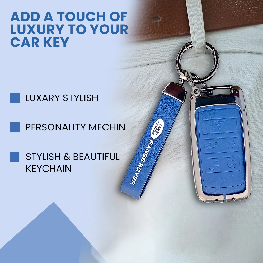 Metal Leather key cover for Land Rover Compatibility Range Rover, Jaguar - Image 5