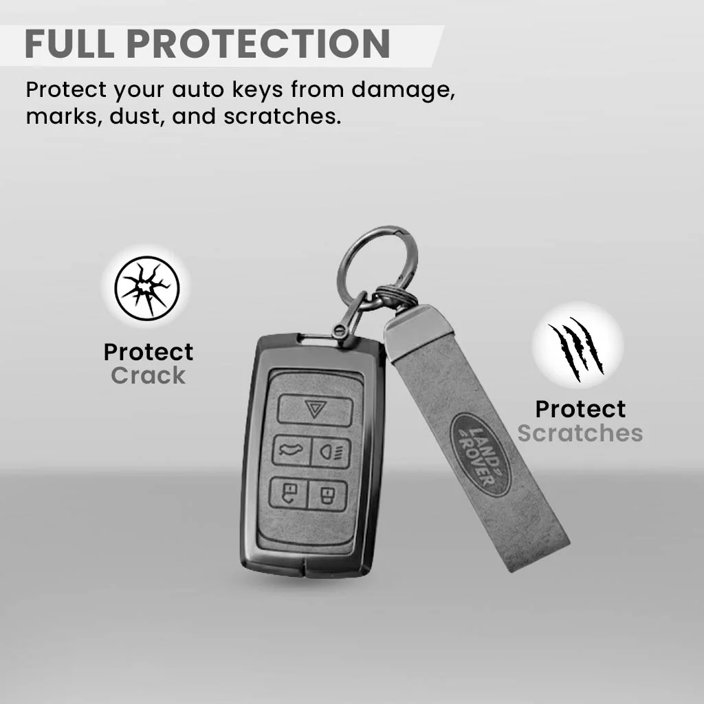 Metal Leather key cover for Land Rover Compatibility Range Rover, Jaguar - Image 2