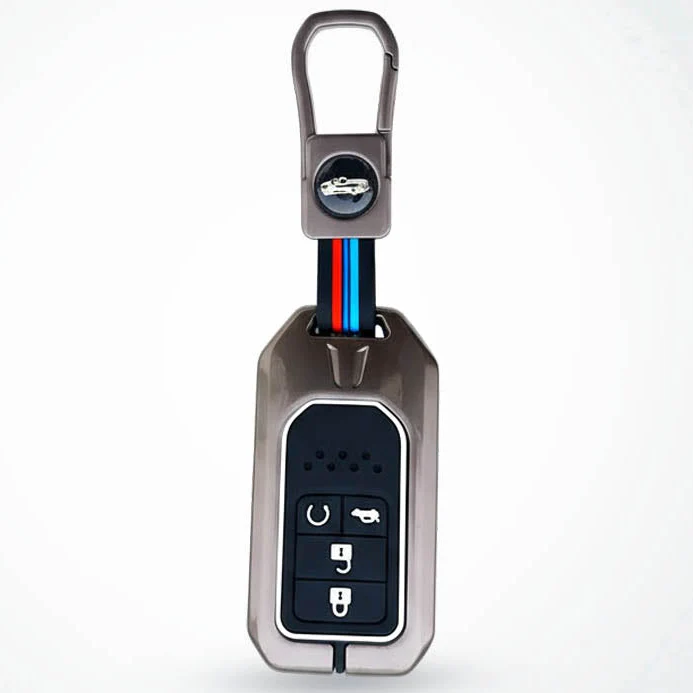 Metal Silicon Key Cover Compatible with New Honda Civic, New Honda Amaze, New Honda City - Image 2