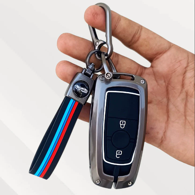 Metal Silicone Key Cover (Belt) for Ford with Ecosport, Endura, Mondeo