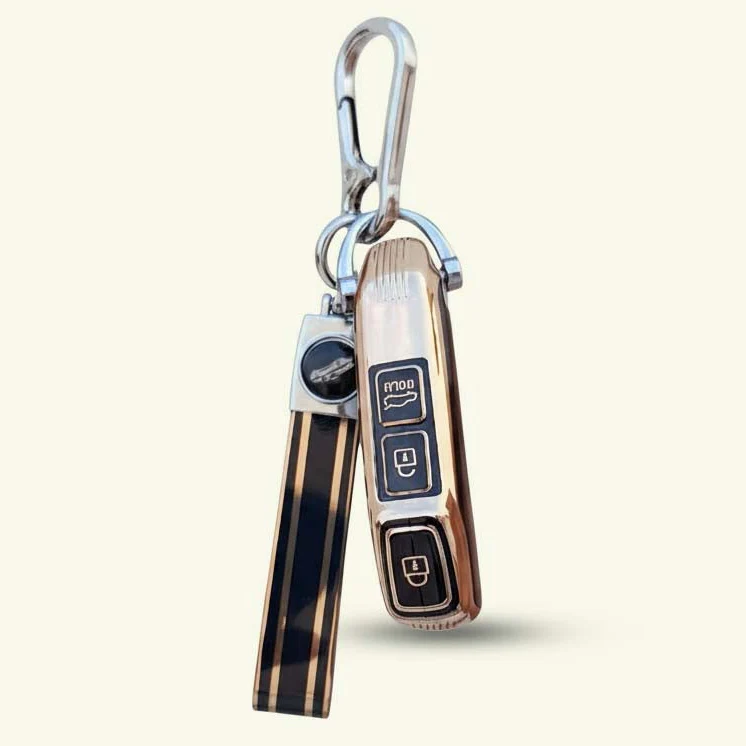 TPU for Kia Seltos HTE, Sonet HTE, Carens Premium, Prestige 3 Button Flip Key - Image 3